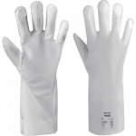Darbo pir&scaron;tinės chemikalams Ansell AlphaTec 02100, suaugusiems, balta sp., 10