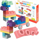 Žaislinių kaladėlių rinkinys Smily Play Soft 49443, 20 vnt., įvairių spalvų