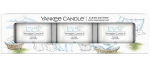 Žvakė, aromatinė Yankee Candle Clean Cotton, 12 h, 3 vnt., Balta sp.