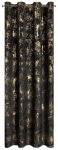 Naktinė užuolaida ZKPR-02, aukso sp./juoda sp., 140 cm x 250 cm