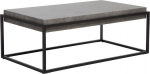 Kavos staliukas Beliani Altos, pilka sp., 104 cm x 64 cm x 44 cm