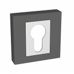 Durų apyraktė Kuchinox LK5_502A, chromo sp./grafito sp., 5.5 cm x 5.5 cm