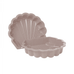 Smėlio dėžė 4IQ Shell, 88 x 77 cm, su dangčiu, pastelinė rožinė sp., 3 kg