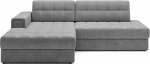 Kampinė sofa - lova Blezalt Monolith, pilka sp., kairinė, 240 x 150 cm x 82 cm
