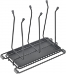 Indų džiovykla Metaltex Lava, 25 cm x 14 cm x 22 cm, nerūdijantysis plienas/polipropilenas (pp), juoda sp.