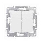 Jungiklis Schneider Electric Asfora, 2 kl., balta sp.