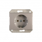 Ki&scaron;tukinis lizdas Vilma XP500 111050202909, su įžeminimu, metalo sp.