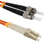 Laidas Qoltec Multimode LC/UPC to ST/UPC LC/UPC, ST/UPC, 3 m, oranžinė sp.