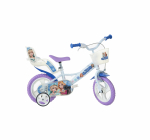 Vaiki&scaron;kas dviratis Dino Bikes 124RL-SQ, balta sp./violetinė sp., 12"