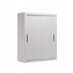 Spinta ADRK Modi, balta sp./juoda sp., 160 cm x 64 cm x 200 cm