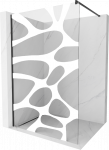 Du&scaron;o sienelė Mexen Kioto Walk-in, 130 cm x 200 cm, balta sp./juoda sp./grūdintas