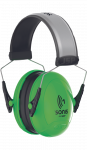 Apsauginės ausinės JSP Sonis 1, juoda/žalia, 10 cm x 14.5 cm