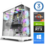 Stacionarus kompiuteris Intop Ryzen 5 7500F, DDR5 16 GB, SSD 1 TB, Nvidia GeForce RTX 5070Ti 16 GB GDDR7, Windows 11