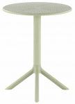 Lauko stalas Calvo, mėtinė (mint) sp., 60 cm x 60 cm x 72 cm