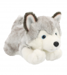 Pliu&scaron;inis žaislas &scaron;uo Keel Toys Signature Husky, balta sp./pilka sp., 30 cm