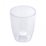 Gėlių vazonas Prosperplast Douw DUOW130P, plastikinis, &Oslash; 13 cm, skaidri sp.