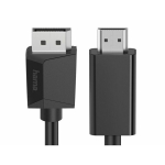 Kabelis Hama DisplayPort - HDMI 4K Displayport, HDMI, 1.5 m, juoda sp.