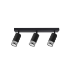 &Scaron;viestuvas lubų Light Prestige Virella, GU10, 3 x 8 W, juoda sp.