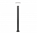 Pastatomas lauko &scaron;viestuvas Reality Gorda, 3.5W, LED, IP44, juoda sp., 17.5 cm x 100 cm