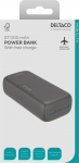 Ne&scaron;iojamas įkroviklis (Power bank) Deltaco, 27000 mAh, 20 - 22.5 W, juoda sp.