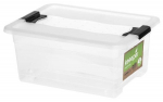 Daiktadėžė su dangčiu, daiktų saugojimo Keeeper Cornelia, 12 l, skaidri sp., 39.5 x 29.5 x 17.5 cm