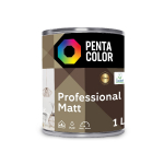 Dispersiniai dažai Pentacolor Professional Matt, balta sp., 1 l