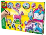 Gipsinių figūrų gaminimo rinkinys SES Creative 01155, įvairių spalvų