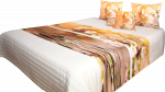 Lovatiesė 3D N38s, kreminė sp./ruda sp., 220 cm x 240 cm