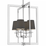 &Scaron;viestuvas kabinamas Cosmo Light London P04021CH-BK, E14, 4 x 40 W, juoda sp.