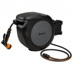 Automatinė žarnos ritė su laistymo žarna Bradas Black Line, 30 m