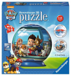 3D dėlionė Ravensburger Paw Patrol 12186, 13 cm x 13 cm, 72 vnt., įvairių spalvų