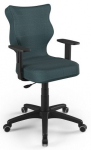 Vaiki&scaron;ka darbo kėdė Duo MT06 Size 5, 40 x 40 x 86 - 99 cm, mėlyna sp./juoda sp.