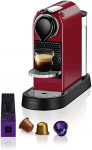 Kapsulinis kavos aparatas Krups Nespresso CitiZ XN7415, raudona sp.
