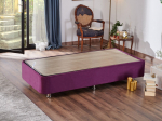 Lovos rėmas viengulė Kalune Design, 120 x 200 cm, violetinė sp., be čiužinio