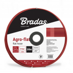 Plok&scaron;čia vandens žarna Bradas, Agro-flat Pvc, W.p.7 / B.p.21 Bar, 100 m