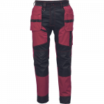 Darbo kelnės vyrams Cerva Keilor FP Stretch, raudona sp., 46 dydis
