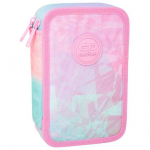 Penalas, su priedais CoolPack Jumper 2 Tie Dye, 19.5 cm x 12.5 cm, rožinė/žydra