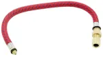 Slėgio žarna Good Bike Pressure Hose 88501, tekstilė/metalas, raudona sp.