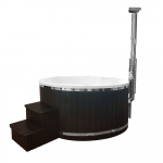 Kubilas, sukūrinis BB-003 Garden, marmuro sp./tamsaus ąžuolo sp., 225 x 102 cm