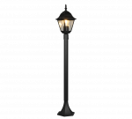 Pastatomas lauko &scaron;viestuvas Trio Livenza, 60W, E27, IP44, juoda sp., 17 cm x 100 cm