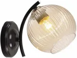 &Scaron;viestuvas sieninis Candellux Lighting Manon 21-51820, E27, 1 x 40 W, gintaro sp. / juoda sp.