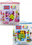 Kaladėlės Mattel Mega Bloks Big Building Bag CYP67, 60 vnt., (spalva/dizainas parenkami atsitiktine tvarka)