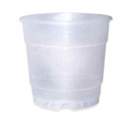 Gėlių vazonas Orchidea MCH15, plastikinis, skaidrus