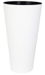 Gėlių vazonas Prosperplast, plastikinis, &Oslash; 30 cm, balta sp.