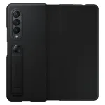 Telefono dėklas Samsung Leather Flip Cover For Galaxy Fold 3, juoda sp.