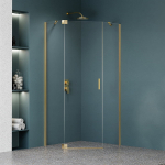 Du&scaron;o kabina Magnifity Versa Pentagonal, 3-sienų, penkiakampė, be padėklo, 90 cm x 90 cm x 200 cm