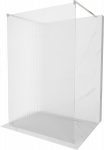 Du&scaron;o sienelė Mexen Kioto Walk-in, 120 cm x 200 cm, brushed chrome