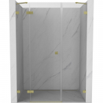 Du&scaron;o durys Mexen Lunar Left, 130 cm x 200 cm, aukso sp./grūdintas