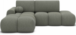 Kampinė sofa Vittario, žalia sp., 170 x 227 cm x 95 cm