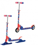 Vaiki&scaron;kas paspirtukas Bimbo Bike 2in1, mėlyna sp./oranžinė sp.